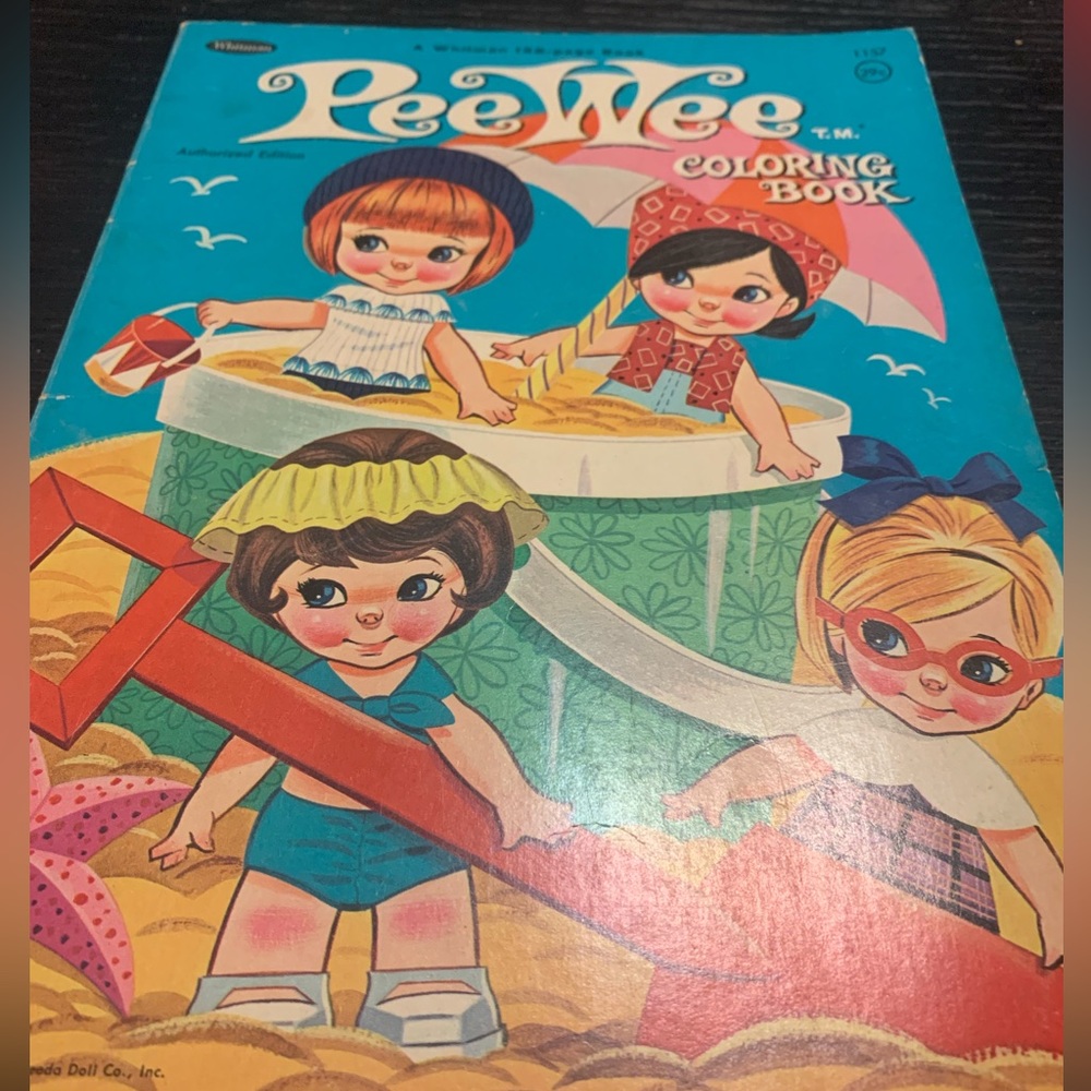 Pee Wee Coloring Book-vintage 1966, 100 pages